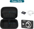 Canboc Carrying Case for KODAK PIXPRO FZ55/ FZ45/ FZ43/ FZ53 16MP Digital Camera, Video Vlogging Camera Bag, Zipper Mesh Pocket fit Cable, Black (...