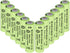 1.2v NI-MH AA 800mah Rechargeable Batteries, 12 Pack Double A Rechargeable Battery for Solar Lights, String Lights Pathway Lights,Mouse, Keyboard...