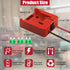 2 Pack Power Wheel for Milwaukee M18 18V Battery Adapter, Power Wheel Battery Converter Kit with Fuses & 14AWG Wire & Control Switch Use for DIY R...
