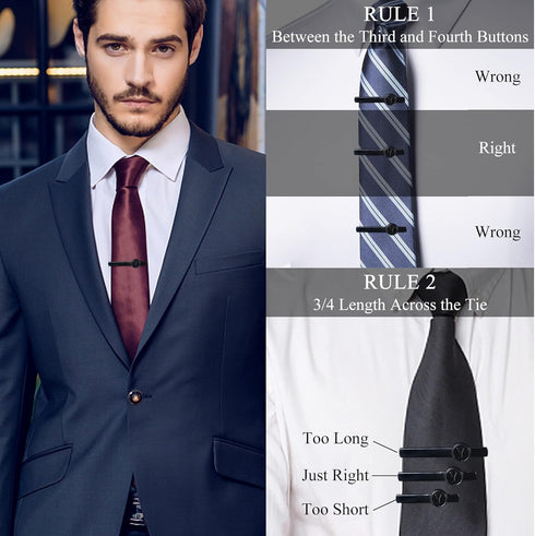 Jstyle Black Initial Cufflinks and Tie Clip Set for Men Personalized Stainless Steel Tuxedo Shirt Cuff Links and Tie Bar Letter Alphabet A-Z Gift ...