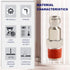 Automotive T-Style Air Plug, 1/4" NPT Male Pneumatic Plugs, Air Compressor Accessories Fittings(10-PACK)...
