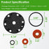 Replace for Wilkins 3/4"-1" Model 975XL 975XL2 Rubber Repair Kit Backflow Preventer Repair Kit, Including Lubricant...