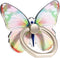 Butterfly Cell Phone Ring Stand Holder, Cute Butterfly Pattern Painted Metal Finger Stand Kickstand 360°Rotation Phone Ring Holder Stand Ring Hand...