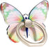 Butterfly Cell Phone Ring Stand Holder, Cute Butterfly Pattern Painted Metal Finger Stand Kickstand 360°Rotation Phone Ring Holder Stand Ring Hand...