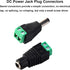 MILAPEAK (Real 18AWG 43x2pcs Strands) 10 Pairs DC Power Pigtail Cable 12V 5A Male & Female + 10 Pairs DC Power Jack Plug Adapter Barrel Connector ...