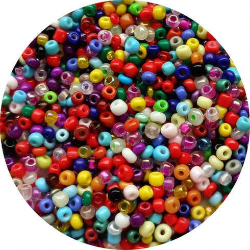 1000PCS 3mm Glass Beads for Jewelry Making,Glass Seed Beads Craft Beads for DIY Bracelets Necklaces Supplies Friendship Earring Ring Making (Mixed...