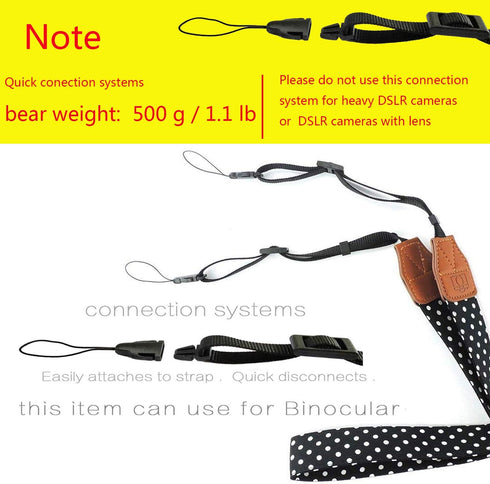 Camera Neck Strap Binoculars Strap Black...
