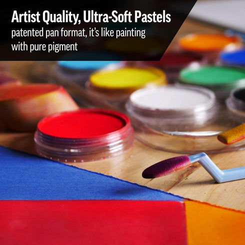PanPastel Artist Pastels by GOLDEN, Red Iron Oxide Tint, 2.44” / 62mm Pan Diameter, Professional Artist Pastels, Unique Pan Format (cake-like)...