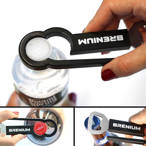 Multifunctional Bottle Opener for Water and Beer Bottle, Plastic Water Bottle, Twist-Off, for Weak Hands, Seniors, Elderly, Rheumatoid Arthritis, ...