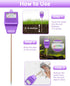 Dr.meter Soil Moisture Meter Tester for Plants, Hygrometer Moisture Sensor for Houseplants Indoor Outdoor Garden Lawn Use - Plant Water Meter Gaug...