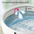 Necoichi Raised Cat Water Bowl, Elevated, with Measurement Lines, Dishwasher and Microwave Safe, No.1 seller in Japan! (Cat, Regular)...