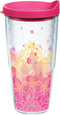 Tervis Yoga Lotus Flower Made in USA Double Walled Insulated Tumbler Travel Cup Keeps Drinks Cold & Hot, 24oz, Classic...