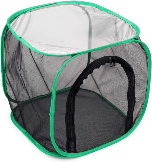 RESTCLOUD Insect and Butterfly Habitat Cage Terrarium Pop-up 12 X 12 X 12 Inches...