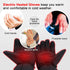 SPRING Electric Heated Gloves,Portable Battery Heating Thermal Gloves,Waterproof Touchscreen Gloves for Cycling,Motorcycle,Hiking,Snowboarding Out...