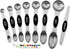 Spring Chef Stainless Steel Magnetic Measuring Spoons Set with Strong N45 Magnets, Heavy Duty Metal Kitchen Gadgets for Baking & Cooking, Fits in ...