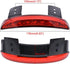ANKIA Motorcycle Chopped Rear Fender Edge LED Brake License Plate Tail Light Stop Running Light Turn Signal Lamp for Harley Sportster XL883N 1200N...