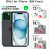 2 Pack iPhone 15 Screen Protector + 2 Pack Camera Lens Protector,Hd Ceramic Matte Glass Film,Sensitive & Smooth Touch,Bubble-Free Installation,Cas...