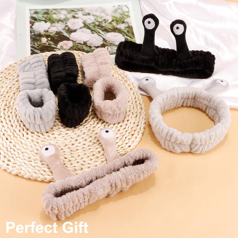 Headband for Washing Face Spa Headband and Wristband Set Makeup Headband Skincare Headband Wrist Bands for Washing Face Cute Stuff Trendy Stuff Fu...
