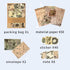 100Pcs Scrapbook Craft Paper Kit for Scrapbook Journaling Supplies ,Scrapbook Plant Stickers Aesthetic for Scrapbooking Supplies,Bullet Junk Journ...