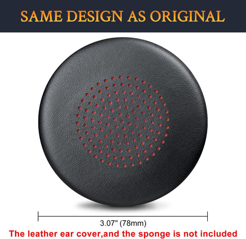 SOULWIT Replacement Earpads Cover for Plantronics Voyager Focus B825/1&2 UC, Voyager 4210/4220, Cushions Ear Pads Cover for Poly BlackWire 5200/C5...