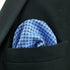 S&W SHLAX&WING Men's Neckties Cufflinks and Tie Hanky Blue Dot Extra Long Matching Pocket Square...