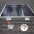 4 Units per set Solar Panel Mounting Z Brackets, Solar Panel Mounting Brackets Lightweight Aluminum Corrosion-Free for RVs, Trailers, Boats, Yacht...