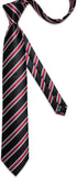 DiBanGu Mens Stripe Plaid Tie Set Floral Necktie Pocket Square Cufflinks Set Party Wedding Business...