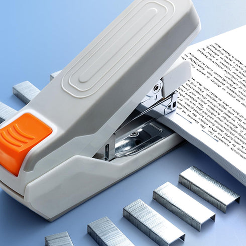 M&G Effortless Desktop Stapler, 50 Sheet Capacity, One Touch Stapling, Easy to Load Ergonomic Stapler, Heavy Duty Staplers includes 1000 Staples a...