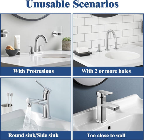 Kitchen Sink Splash Guard, 24in Silicone Faucet Mat Splash Catcher, Handle Drip Catcher Tray, Multipurpose for Kitchen Dish Drying Mats Sponge Hol...