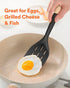 Nonstick Silicone Spatula, Non Scratch Flexible Edge for Pans, Slip Resistant comfortable Wooden Handle, Heat Resistant BPA-Free Kitchen Spatulas ...