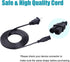 Polarized Power Cord Replacement for NEC VT695 VT670 VT595 VT495 VT470 VT480 VT490 VT570 VT475 NP410 Projector E506 E505 E553 E463 E423 E323 TV 8f...