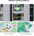 PRETYZOOM 2 Pcs Easter Fan Flags Half Fan Banner Decoration Happy Easter Cartoon Rabbit Eggs Semi-Circular Flags Decorations Bunting for Outdoor F...