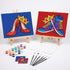 VOCHIC Couples Paint Party Kits Pre Drawn Canvas for Adults for Paint and Sip Date Night Games for Couples painting kit 8x10 Crown High Heel Sneak...