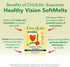 CHILDLIFE ESSENTIALS Healthy Vision SoftMelts - Eye Vitamins for Kids, Lutein Gummies, Lutein and Zeaxanthin Supplements, Eye Health Gummies, Lute...