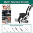 6 inch Adjustable Wrench,Auto Size Adjusting Wrench,0.28"-0.6" (7-15MM) Self-Adjusting Quick Wrench,Multi-Size Spring Adjustable Wrench,Auto Size ...