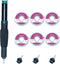 Solder Sucker Tool and 6PCS Solder Wicks?2.5mm Width,1.5m Length?3PCS Pewter Nozzle No-Clean Soldering Wick Wire Roll and Disassemble Electrical C...