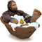 Marshall Home & Garden Bathtub Sasquatch Big Foot with Rubber Ducky 3 inch Resin Minature Figurine for Outdoor Lawn Patio Garden - Woodland Knoll ...