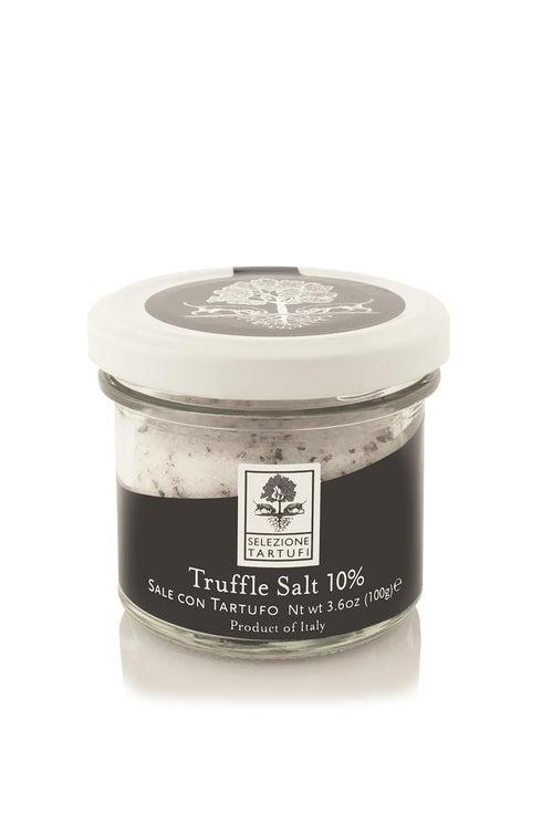 Selezione Tartufi Black Truffle Sea Salt 10% - Truffle Salt for Finishing & Cooking (3.5 Ounces)...