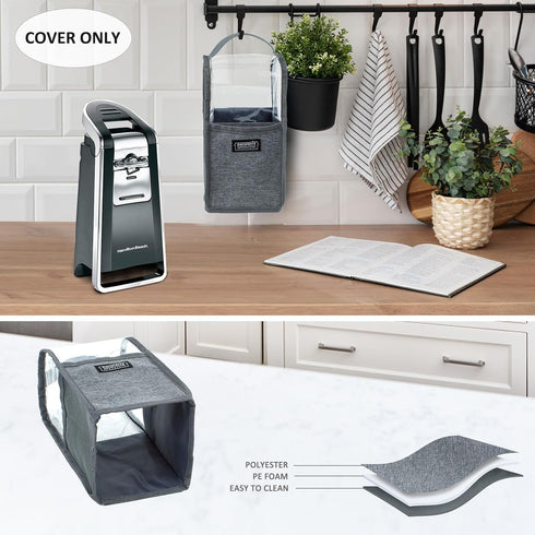 BAGSRPITE Can Opener Cover, Can Covers Compatible with Hamilton Beach Electric Can Opener for Kitchen and Cuisinart CCO-50BKN,POHL SCHMITT Electri...