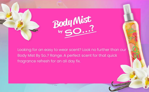 So…? Body Mist Set - Body Spray for Women - Gifts for Women - 650 to 1000 Sprays - Travel Size Perfume - Vegan Perfumes for Women - 4 pcs...