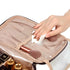 NISHEL Travel Makeup Bag Women, Cosmetic Organizer Case, Portable Travel Essentials Case for Travel-Size Accessories Bottles, Brushes, and Skin Ca...
