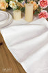 Letjolt White Table Runner 108 Inches Long Shabby Chic Ruffled Table Runner Farmhouse Table Runner Rustic Home Table Decoration for Baby Shower Br...