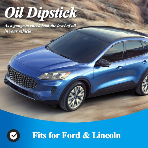 Engine Oil Level Dipstick Indicator Compatible for Ford Edge Escape Explorer Focus Fusion Taurus, for Lincoln Continental MKC MKT MKX MKZ Replace ...