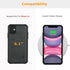 molzar MAG Series for iPhone 11 Case, Built-in Metal Plate for Magnetic Mount, Works with Qi-Certified Chargers, Compatible with iPhone 11, Black...