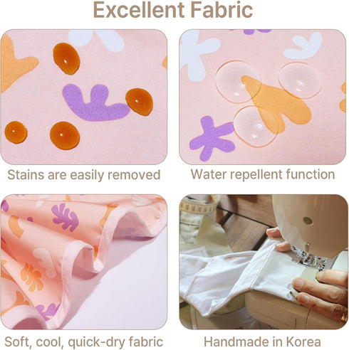 All-in-one Coverall Baby Feeding Bibs, Sleeveless, Suction plates compatible BLW Bibs Covers baby and high chair...
