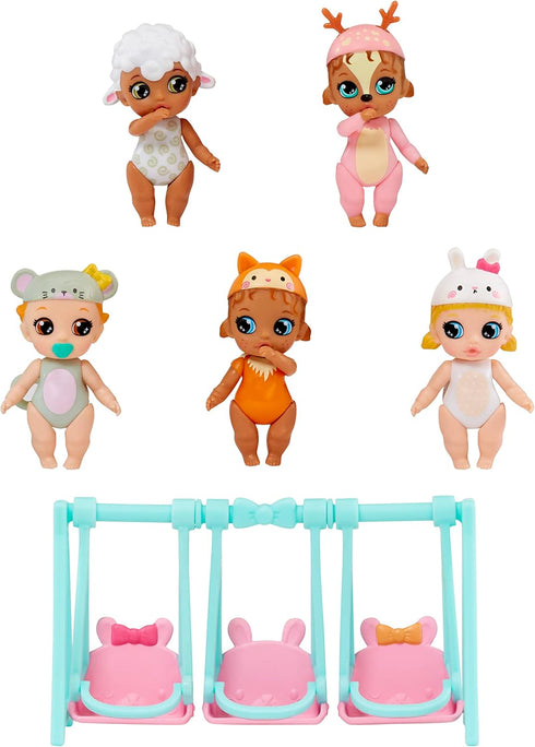 Baby Born Surprise Mini Babies Woodland-Themed Bundle - Value Playset with 5 Collectible Mini Baby Dolls, for Kids Ages 3 and Up...
