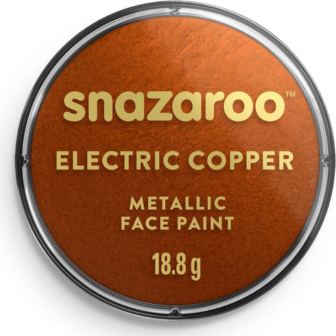 Snazaroo Metallic Face and Body Paint, 18.8g (0.66-oz) Pot, Copper...