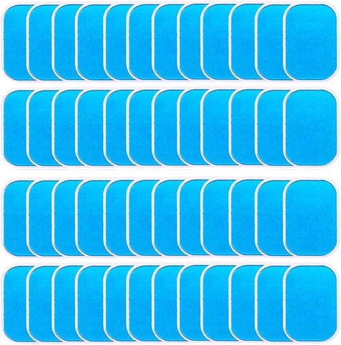 50 Pcs/25 Packs Pads Abs Trainer Replacement Gel Sheet for Abdominal Muscle Trainer, Accessory for Ab Workout Toning Belt....
