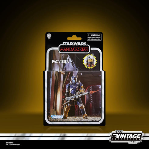 STAR WARS The Vintage Collection Paz Vizsla, The Mandalorian 3.75-Inch Collectible Action Figures, Ages 4 and Up...