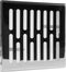 Vent Systems 5.5'' x 5.5" Inch Stainless Steel Vent Cover - Square Air Vent Louver - Removable Ventilation Grille - Integrated Insect Screen - HVA...
